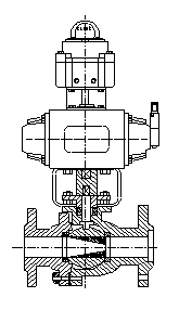 氣動(dòng)V型球閥